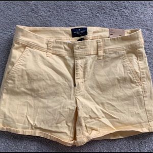 Yellow American Eagle Outfitters Midi Shorts